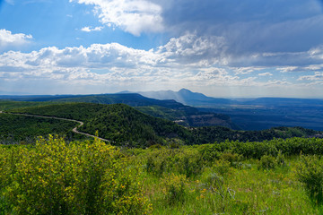 Scenery in Mesa Verde National Park