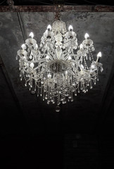 chandelier in the room