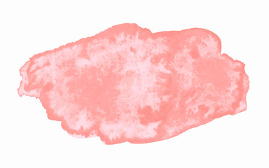 Abstract watercolor art hand paint on white background, watercolor background.