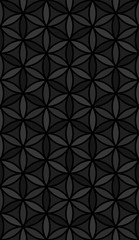 Seamless flower of life pattern of sacred geometry - 300582027