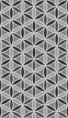 Seamless flower of life pattern of sacred geometry