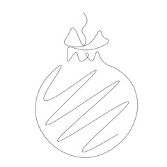 Christmas decoration element vector illustration