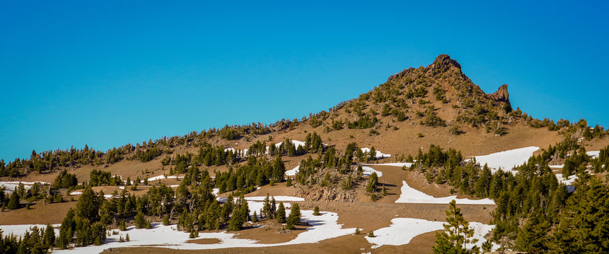 Mountain top hillside