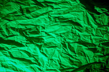  crumpled paper elements, blue, red, gray, green and brown 
