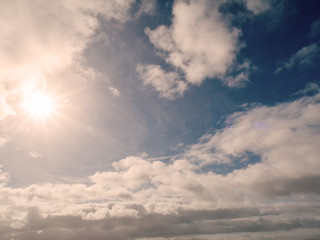 Beautiful cloud sky texture, natural background.