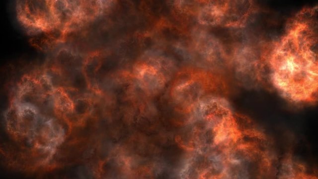 4k animated abstract explosion