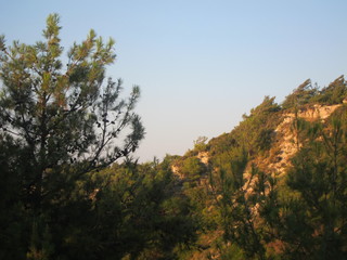 Fototapeta na wymiar Berge von Rhodos