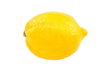 Fresh lemon fruit isolated on a white background