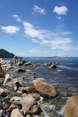 夏の海（水晶浜）