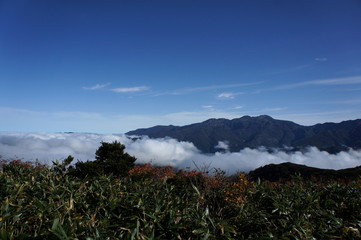 山と雲海