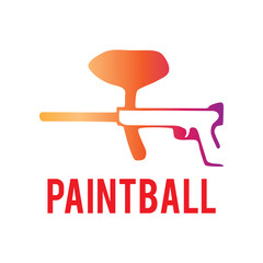 Vector logo for paintball and airsoft game