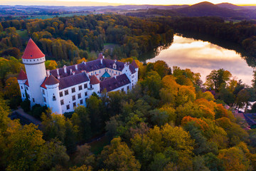 Medieval Konopiste Castle in Czech Republic