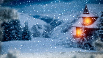 Winter background fo snow and free space for your decoration. 