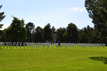 Normandy American cemetery Colleville-sur-Mer France