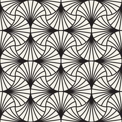 Fototapeta premium Vector seamless pattern. Modern stylish abstract texture. Repeating geometric tiles..