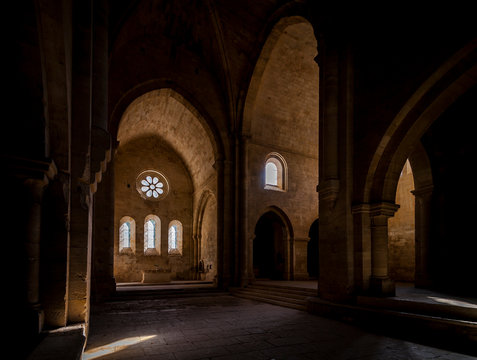 Inside deserted Abbey
