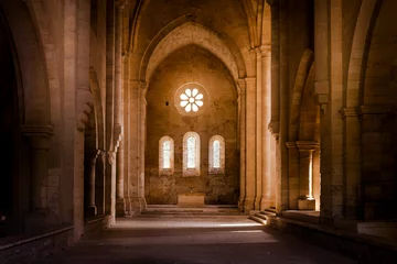 Foto op Canvas Binnen verlaten abdij © Stan