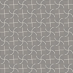 Vector seamless pattern. Modern stylish abstract texture. Repeating geometric tiles..