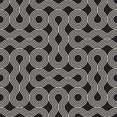 Vector seamless pattern. Modern stylish abstract texture. Repeating geometric tiles.