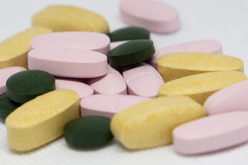 medicine, pill, health, tablet, pills, medical, white, drug, pink, vitamin, medication, pharmacy, capsule, tablets, drugs, isolated, closeup, candy, care, pharmaceutical, prescription, pain, healthcar