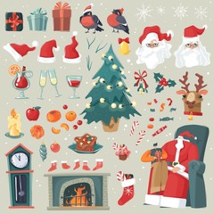 Chrismas new year set