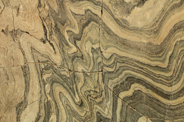 Old, broken marble close up, selective focus