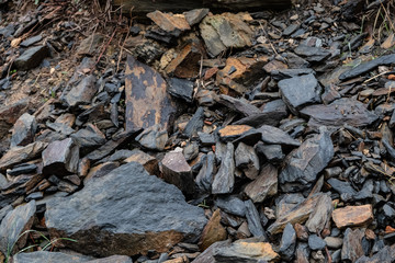 detail of a slate