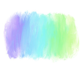 watercolor brush colorful paint background green blue purple