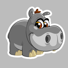 Hippo  sticker