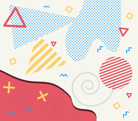 Abstract concept graphic playground banner