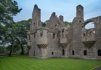 Fototapeta na wymiar Ruins of the Bishop's and Earl's Palaces, Kirkwall, Mainland, Orkney Islands, Scotland