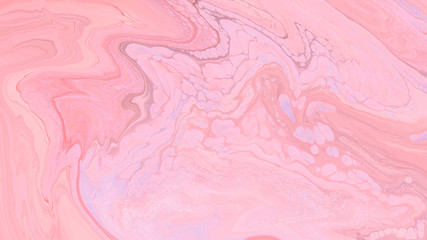 Pink Acrylic Pour Color Liquid marble abstract surfaces Design.