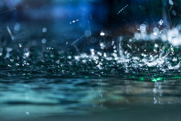 Water splashes