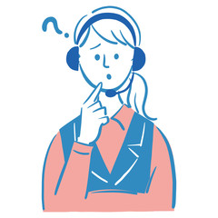 サポートセンター  女性　疑問