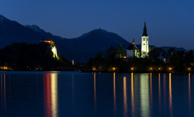 Lake Bled Night