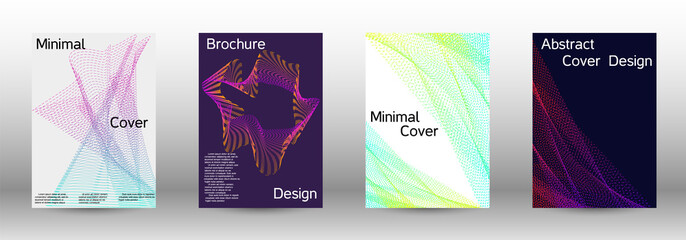 Cover design template set 