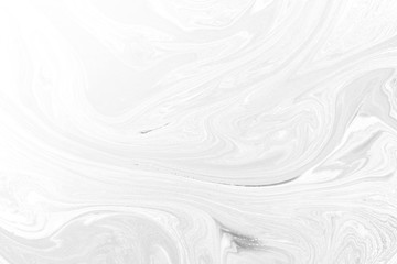Fototapeta na wymiar White Acrylic pour Liquid marble abstract surfaces Design.