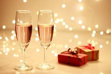 Champagne glasses