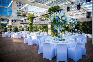 elegant table in a restaurant