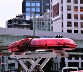 パトカーのサイレン灯
