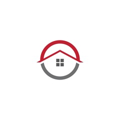 Real estate logo icon design
