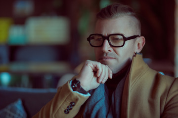 confident mature man