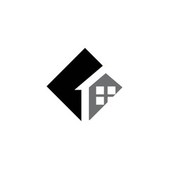 Real estate logo icon design