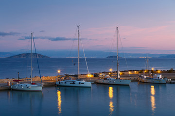 Megalochori village, Agistri.