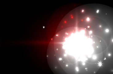 Glowing neon light. Holiday decoration.