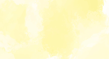 Yellow watercolor background for your design, watercolor background concept, vector.