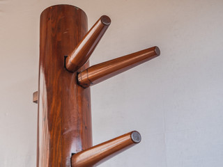 standing wooden dummy from wing chun 