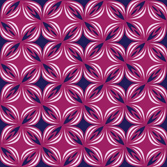 Seamless pattern with floral geometric ornament.