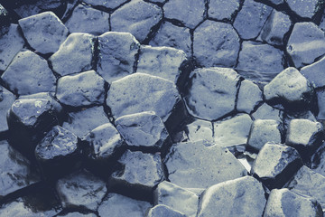 Baslalt colums in Iceland.