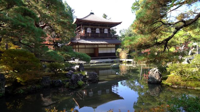 Beautiful Architecture at Silver Pavillion Ginkakuji temple